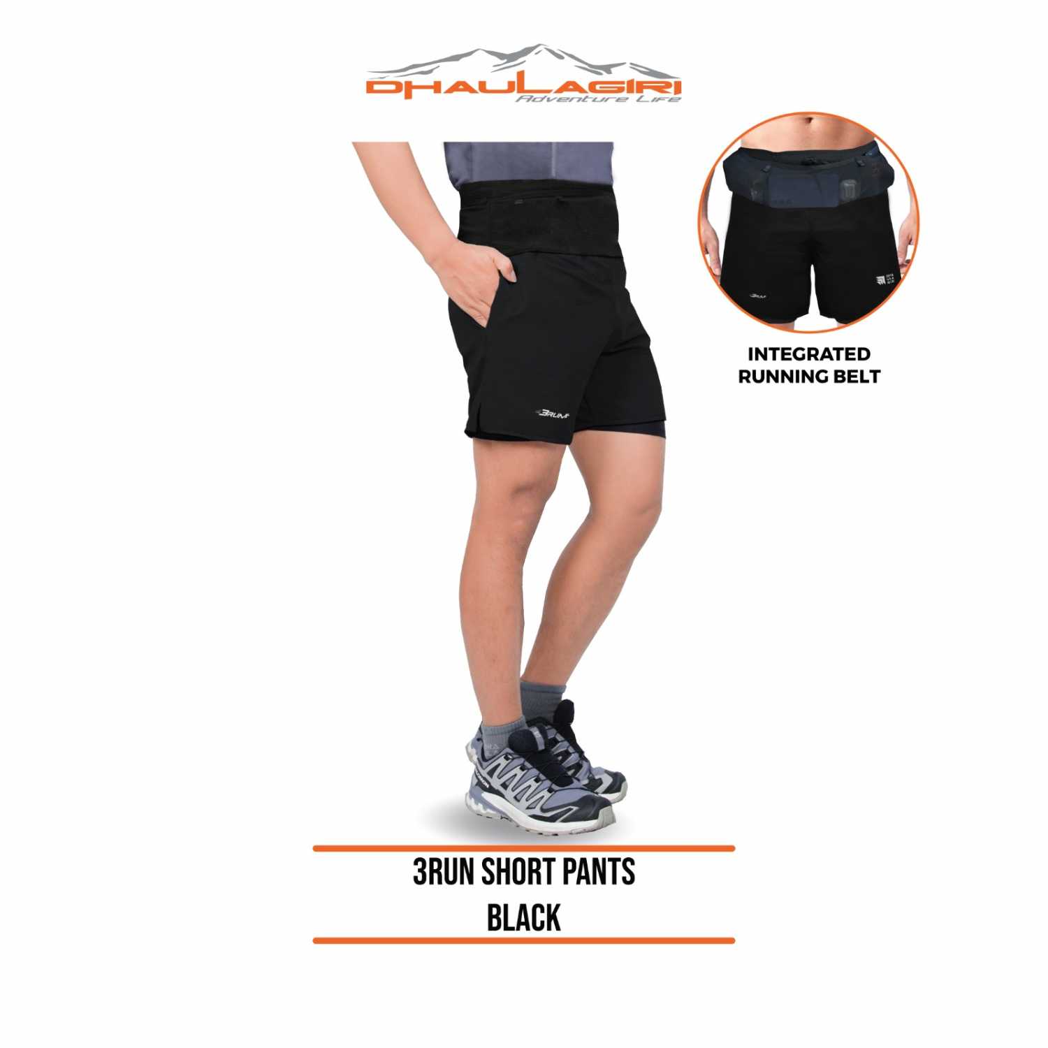 Dhaulagiri - Celana Olahraga - 3Run Short Pants Celana Olahraga Pendek